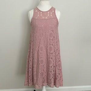 Mauve Lace Dress • Altar’d State